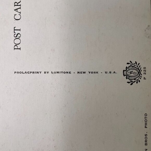 Vintage Postcard George Washington Bridge u Lumitone Prolacprint Brown Bros Phot - Picture 4 of 4